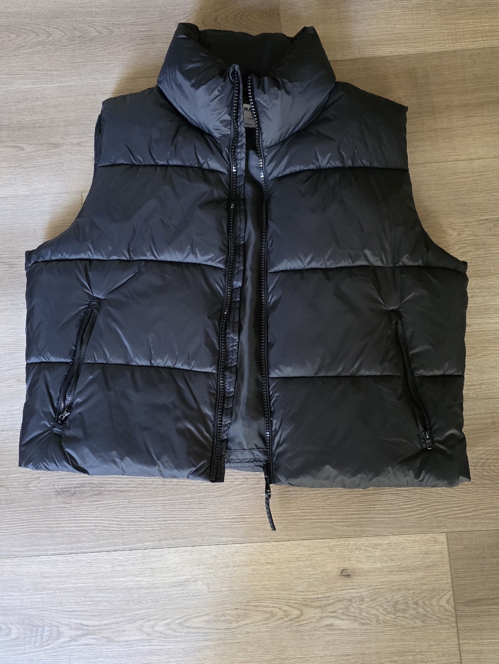 Black Puffer Vest - Lightweight Insulated Vest